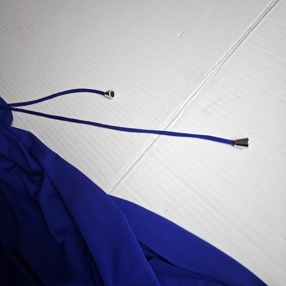 CATO Women Lovely Cobalt Blue and Black Sundress Size Large - Picture 8 of 13